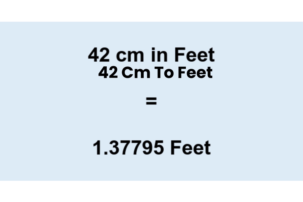 42 Cm To Feet