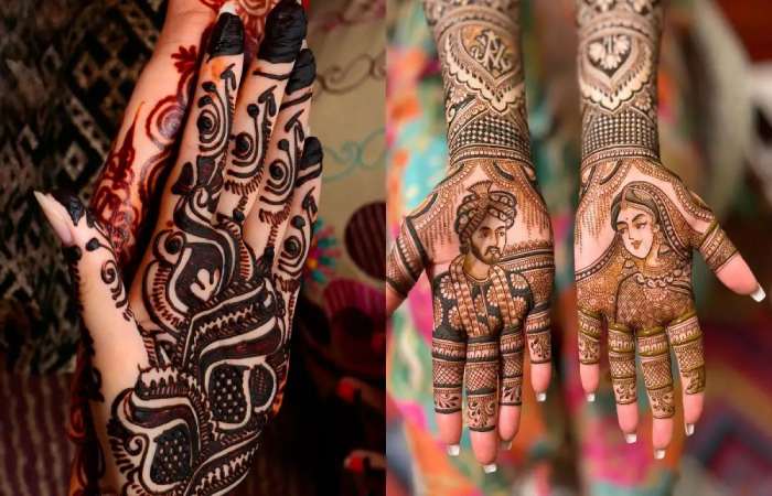 Front hand Simple Mehndi Design